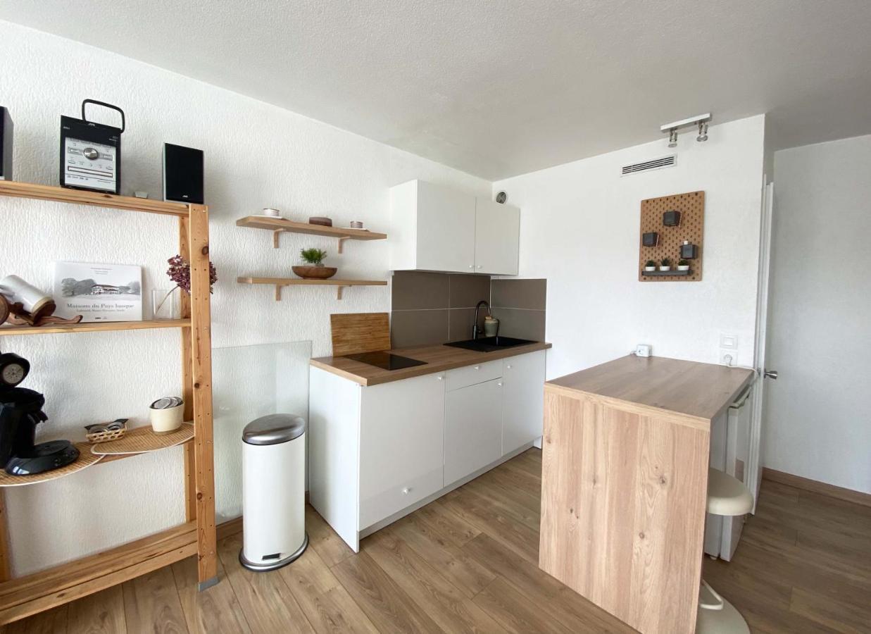 Studio Et Piscine Sur La Grande Plage 비아히쯔 외부 사진
