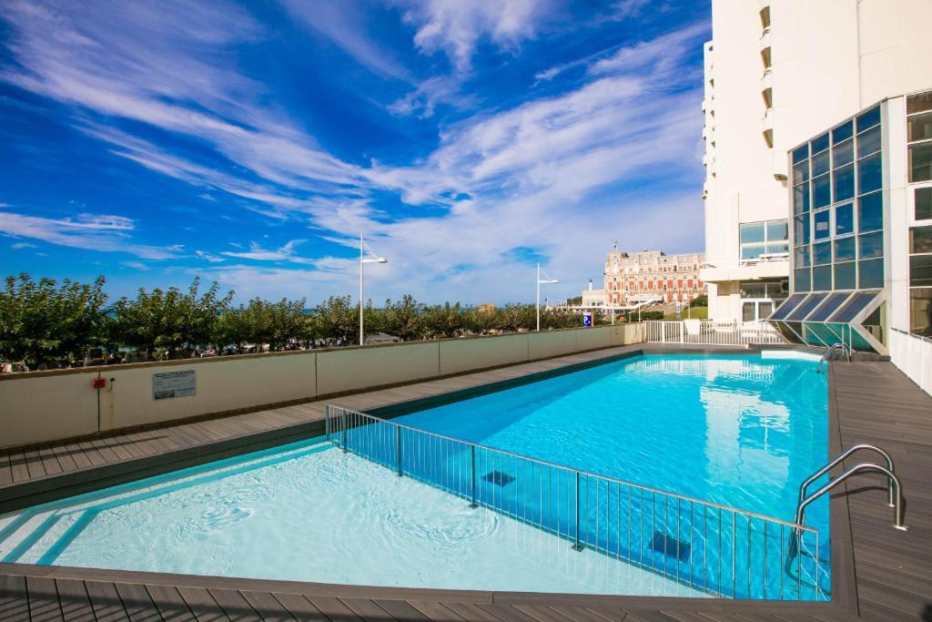 Studio Et Piscine Sur La Grande Plage 비아히쯔 외부 사진